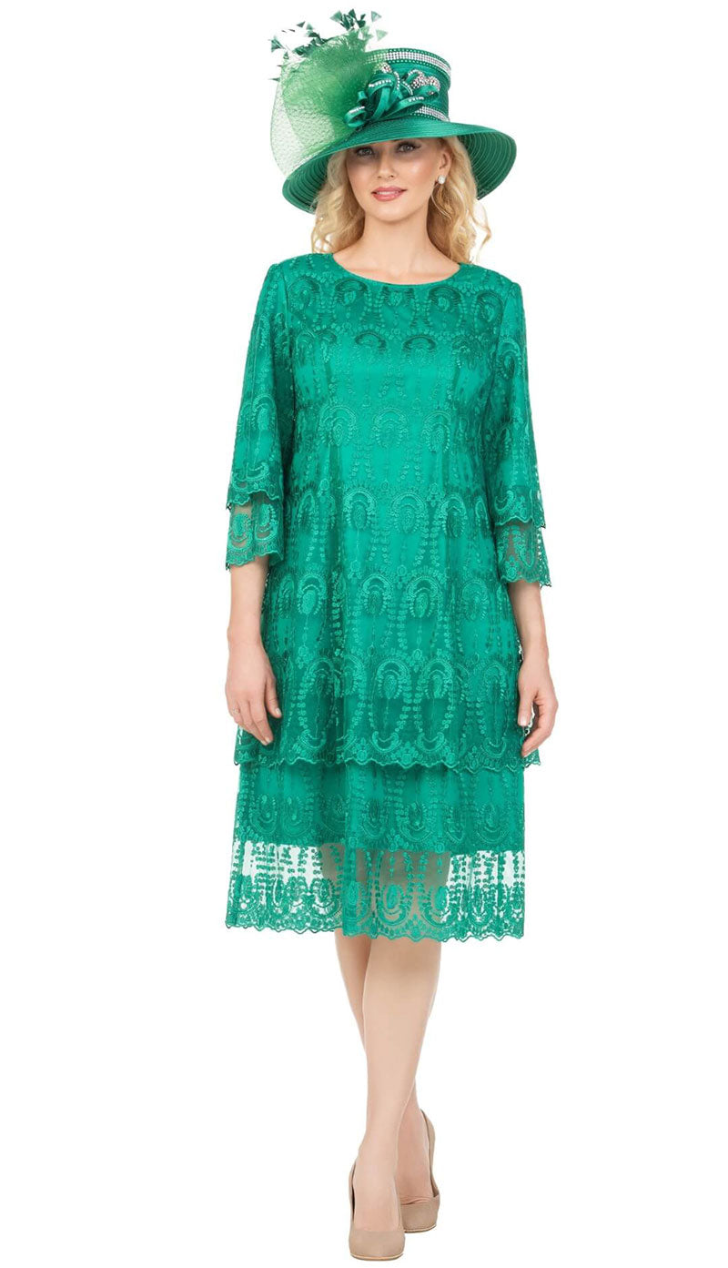 Giovanna Dress D1529-Emerald