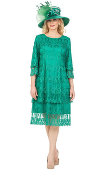 Giovanna Dress D1529-Emerald