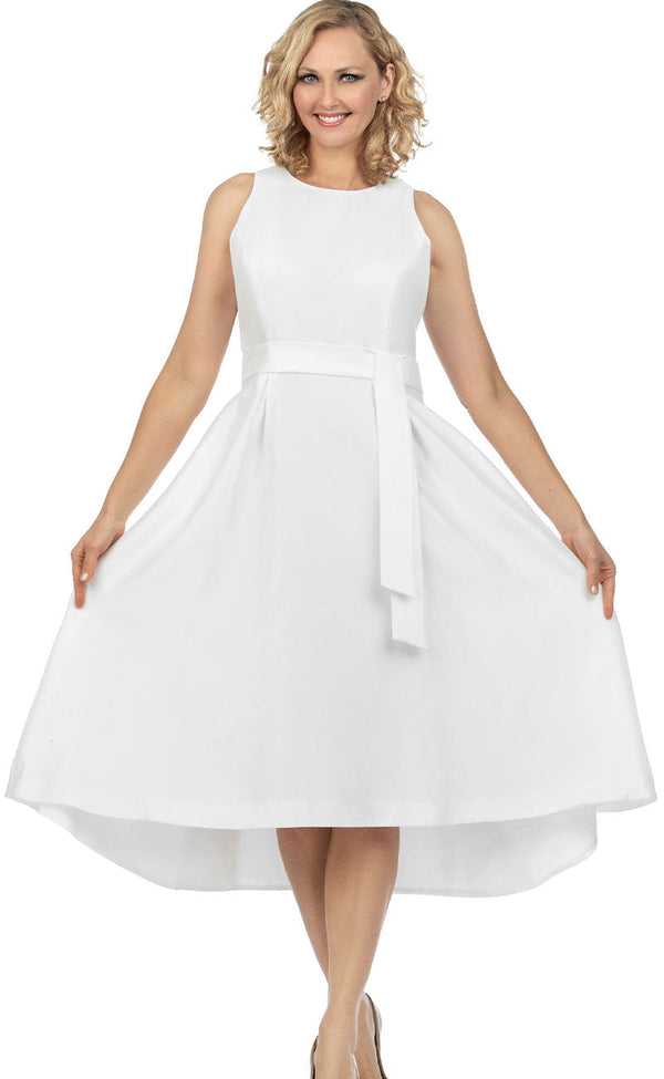 Giovanna Church Dress D1538-White - Church Suits For Less