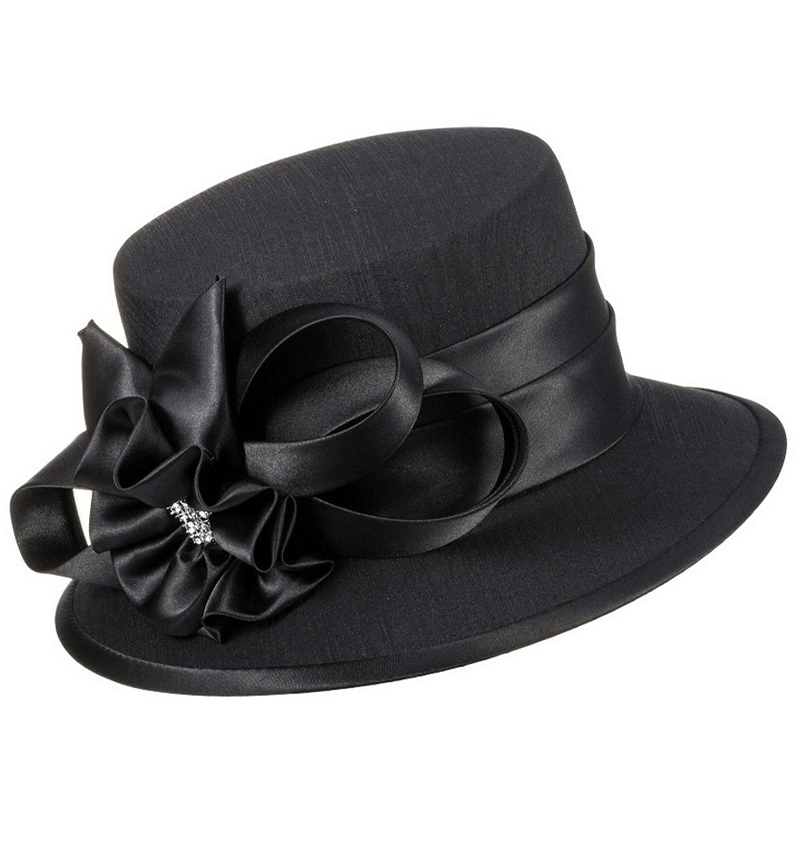 Giovanna Church Hat HM944C-Black