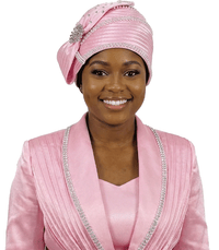Giovanna Church Hat HR22107C-Soft Pink