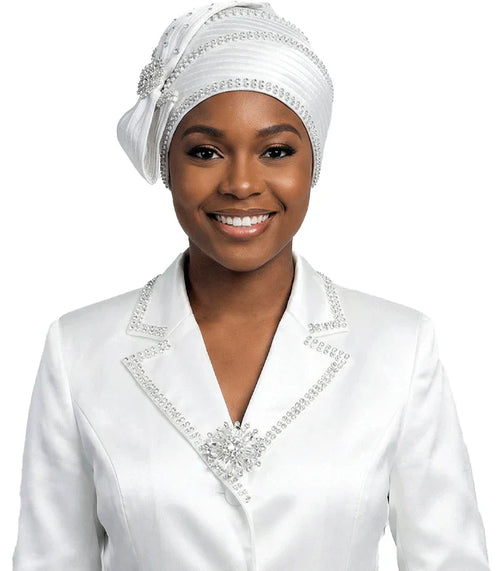 Giovanna Church Suit 0962C-White