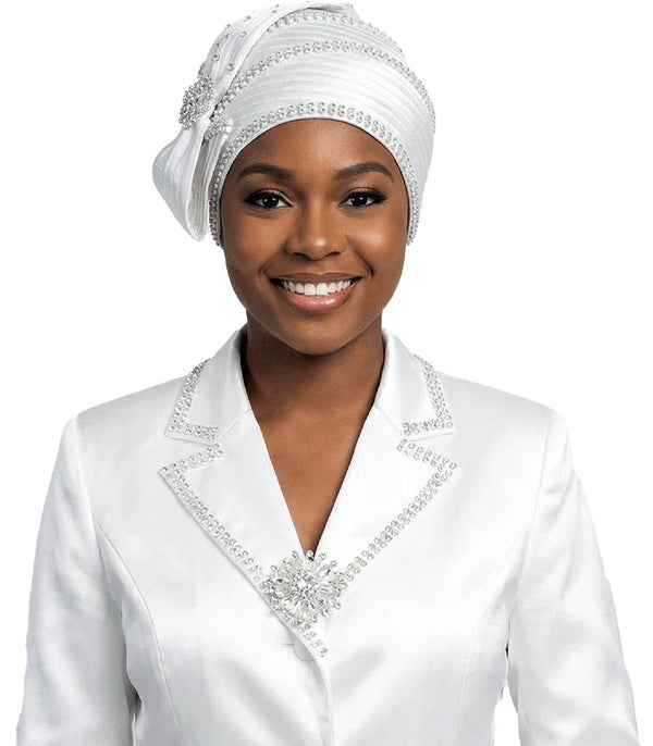 Giovanna Church Suit 0962C-White