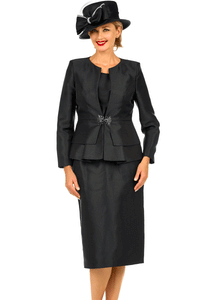 Giovanna Church Suit 0978C-Black