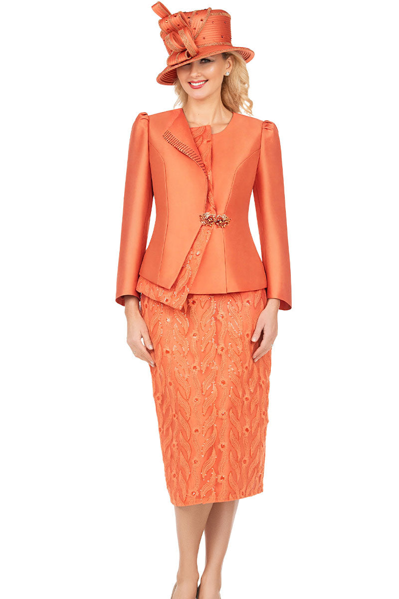 Giovanna Church Suit G1152-Orange