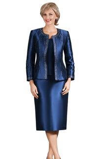 Giovanna Church Suit G1227-Navy - Church Suits For Less