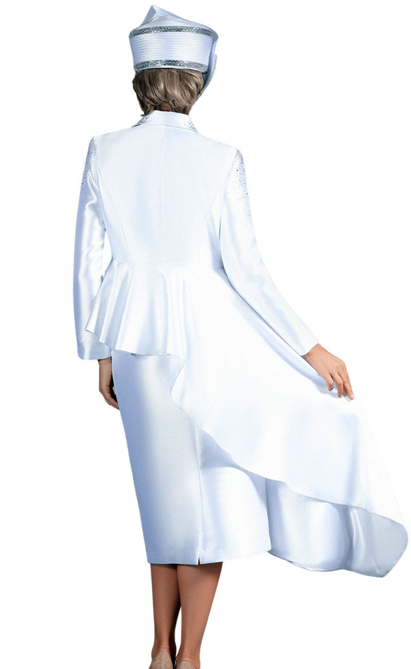 Giovanna Church Suit G1306-White - Church Suits For Less