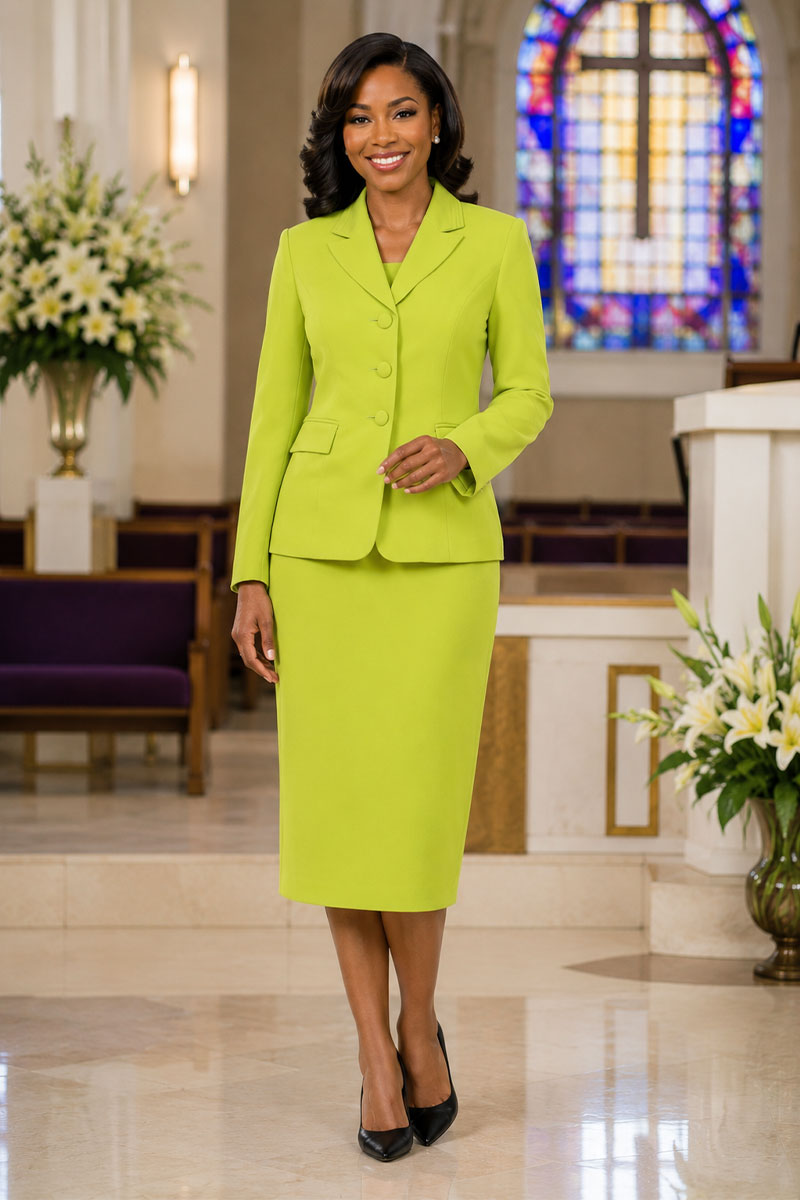 Giovanna Usher Suit S0743-Lemon