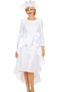 Giovanna Church Dress D7221C-White