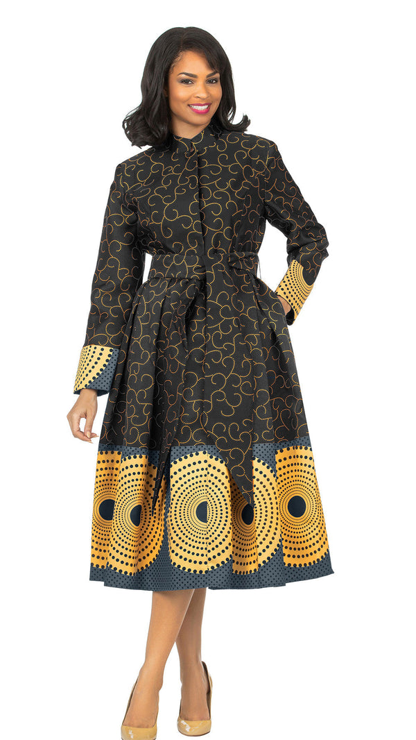black church dresses Terramina Church Dress 7051-Black