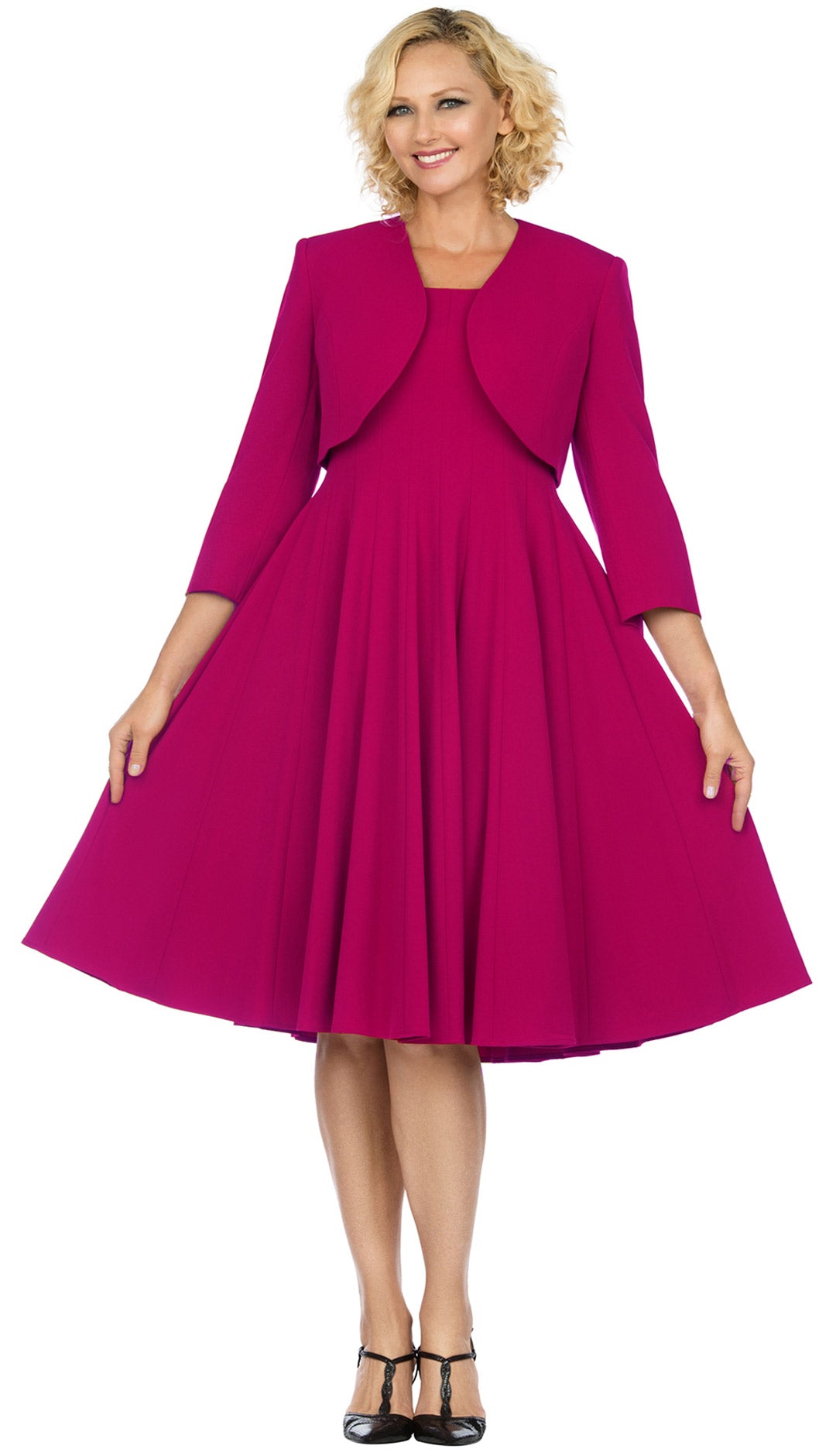 Giovanna Dress D1540-Honeysuckle - Church Suits For Less