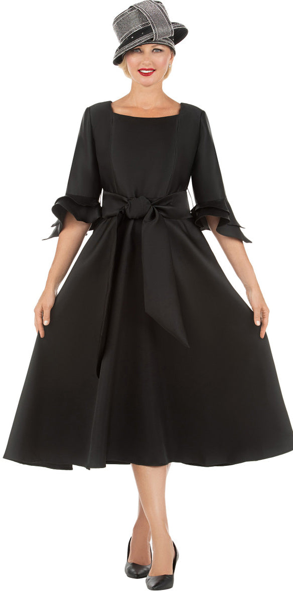 Giovanna Dress D1586-Black - Church Suits For Less