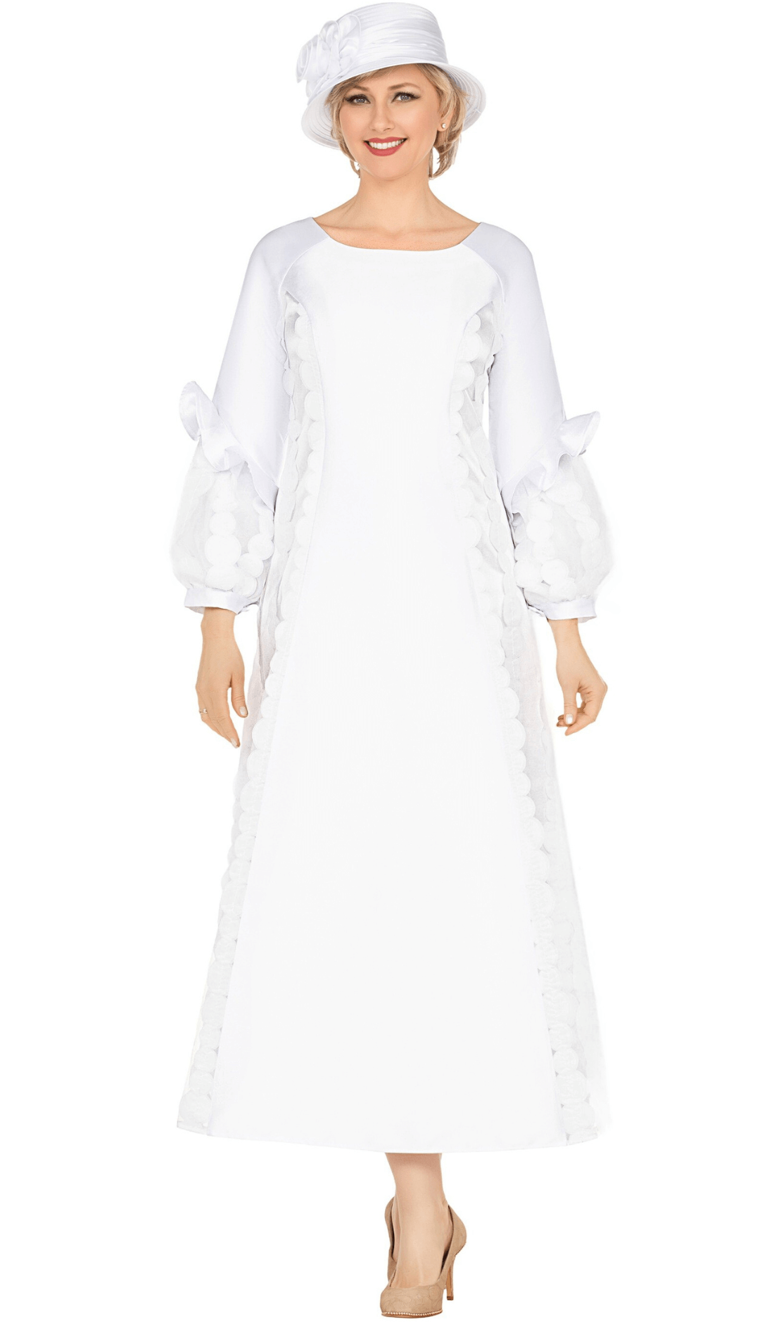 Giovanna Dress D1669-White