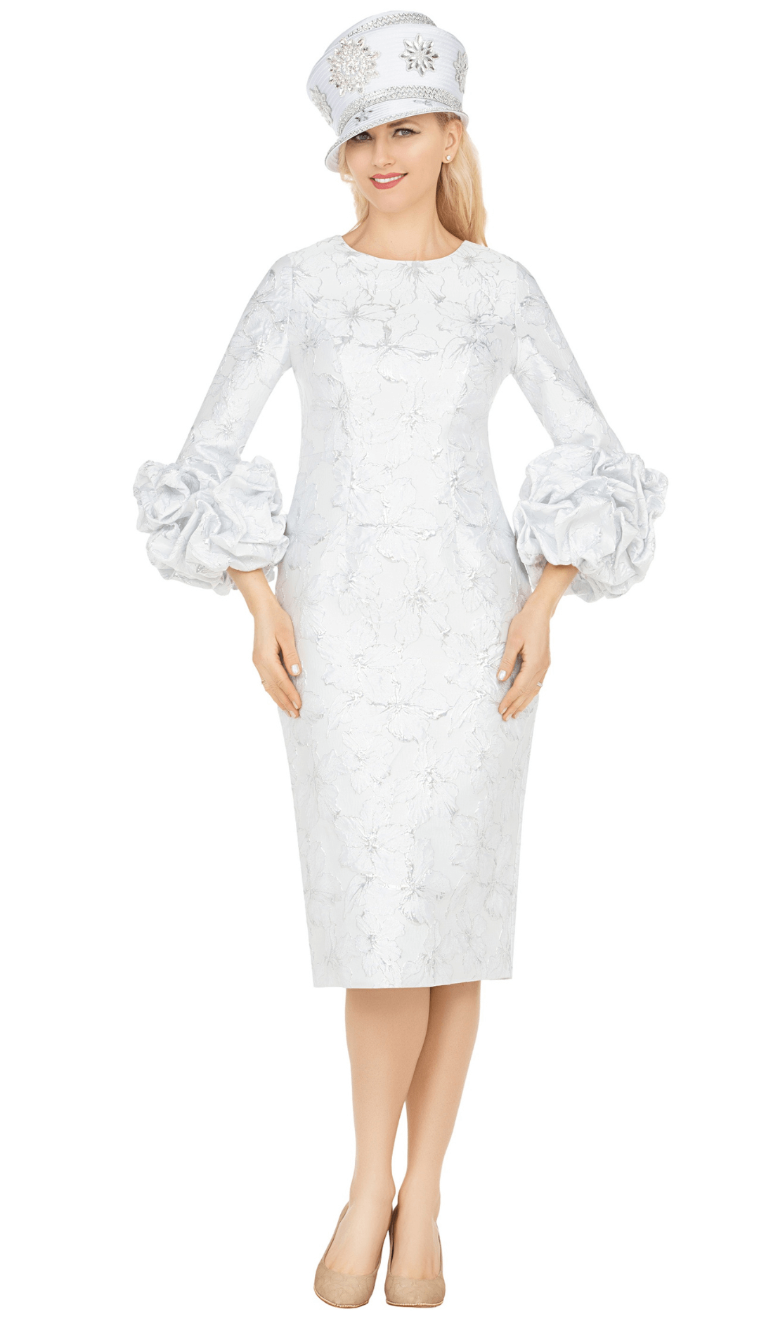 Giovanna Church Dress DP2424B-Silver