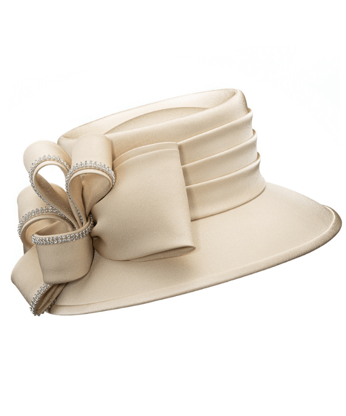 Giovanna Church Hat H0960-Champagne