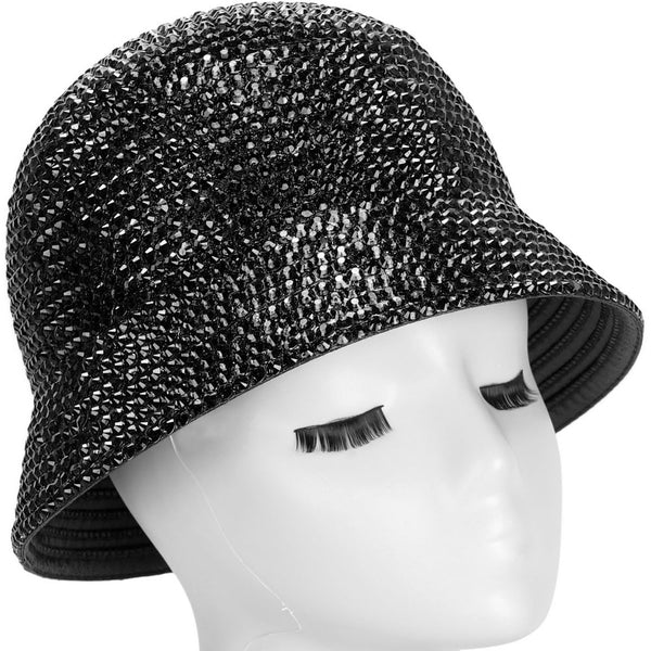 Giovanna Church Hat HM1013-Black - Church Suits For Less