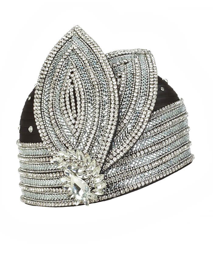 Giovanna Church Hat HR22127-Black