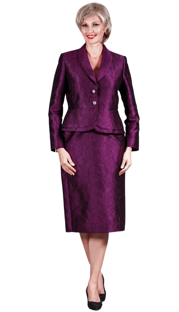 Giovanna Church Suit S0750-Purple - Church Suits For Less