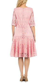 Giovanna Dress D1541-Pink - Church Suits For Less