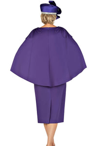 Giovanna Dress D1590C-Purple - Church Suits For Less