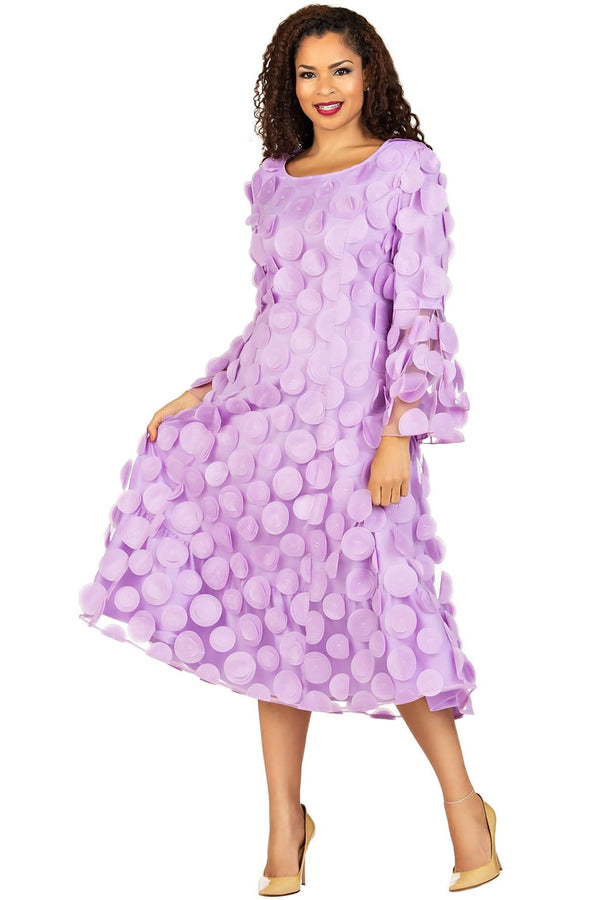 Giovanna Dress D1650-Violet - Church Suits For Less