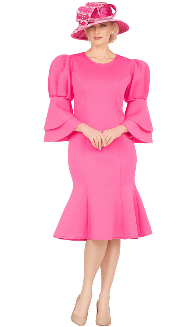 Giovanna Church Dress DP2402 Fuchsia - Church Suits For Less
