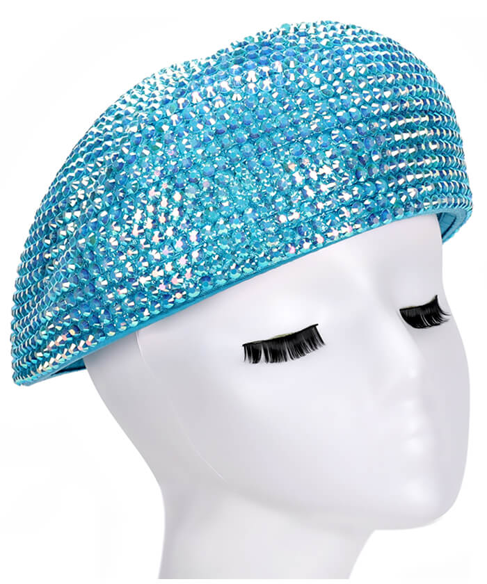 Giovanna Church Hat HM1012-Aqua - Church Suits For Less