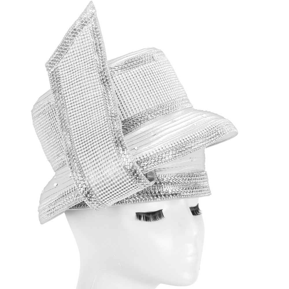 Giovanna Church Hat HR22143-White - Church Suits For Less