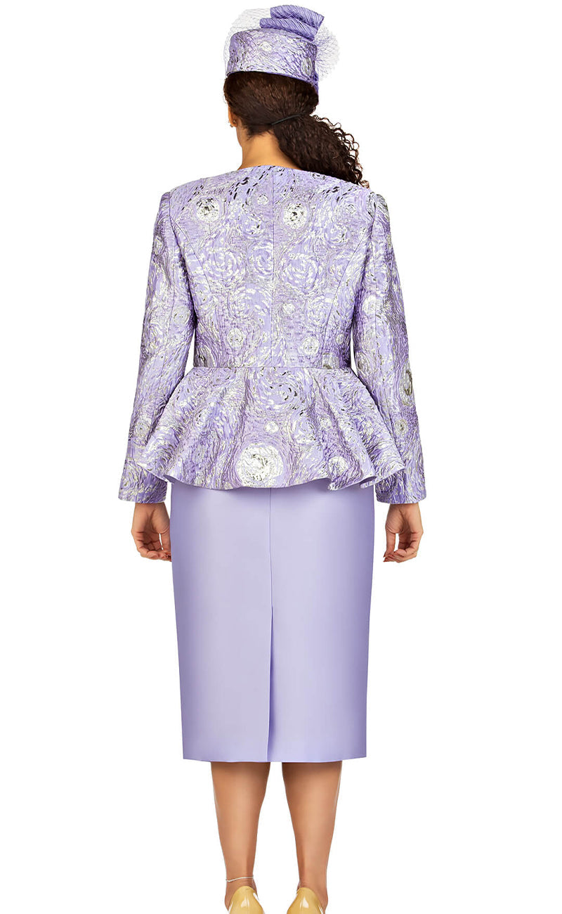 Giovanna Church Suit G1181C-Lilac - Church Suits For Less