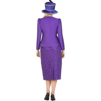 Giovanna Church Suit G1152-Purple - Church Suits For Less