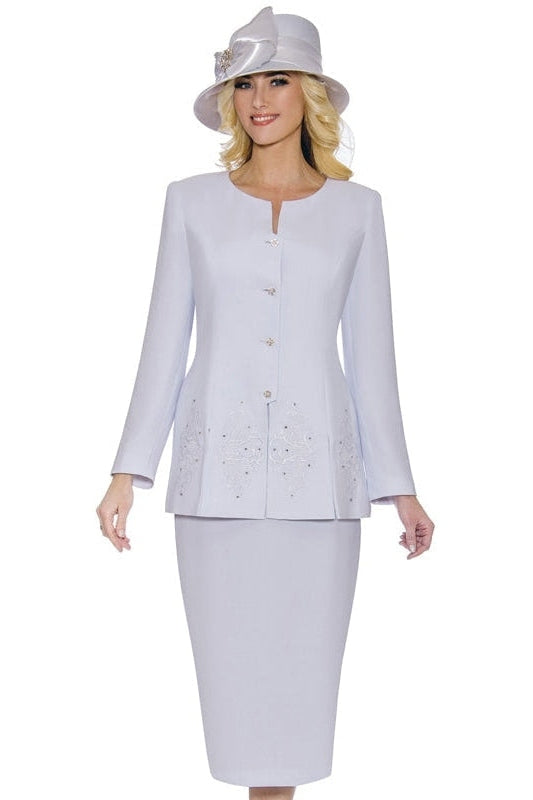 Giovanna Suit 0920C-White - Church Suits For Less