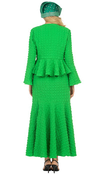 Giovanna Suit 0943B-Apple Green - Church Suits For Less