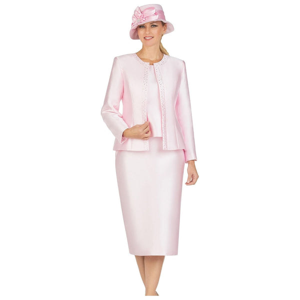 Giovanna Church Suit G1153C-Pink - Church Suits For Less