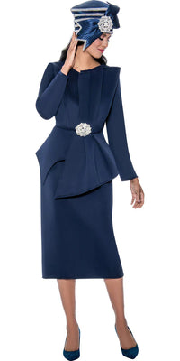 GMI Church Suit 400733C-Deep Navy - Church Suits For Less