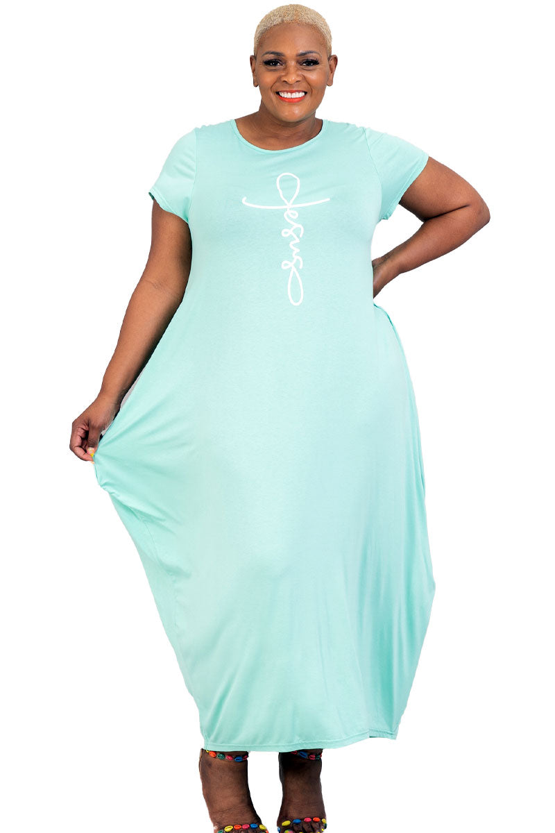 Kara Chic Dress CHH21045SSC-Mint