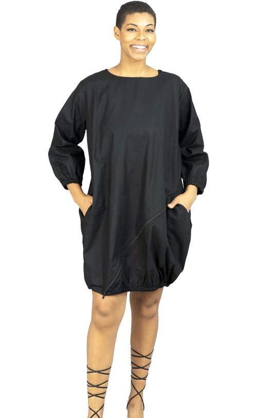 Kara Chic Knit Maxi Dress 7723SC-Black - Church Suits For Less