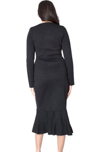 Kayla Knit Skirt Suit 5395