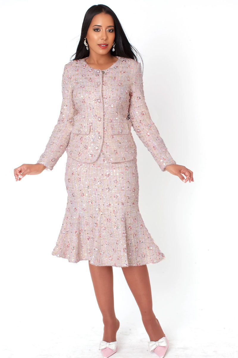 Kayla Knit Skirt Suit 41072