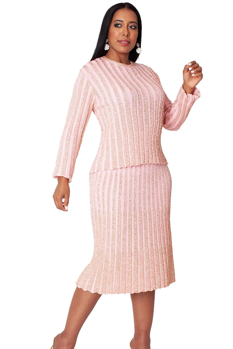 Kayla Knit Skirt Suit 5377