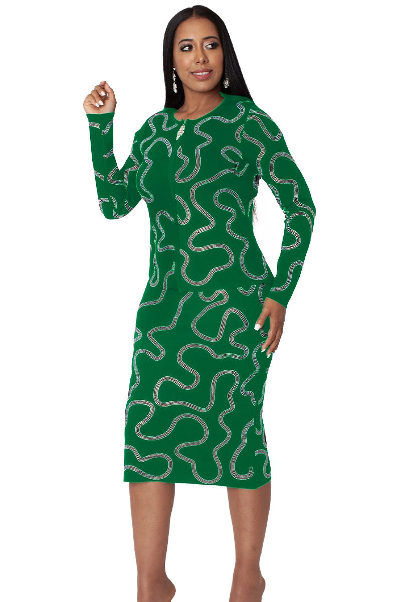 Kayla Knit Skirt Suit 5381