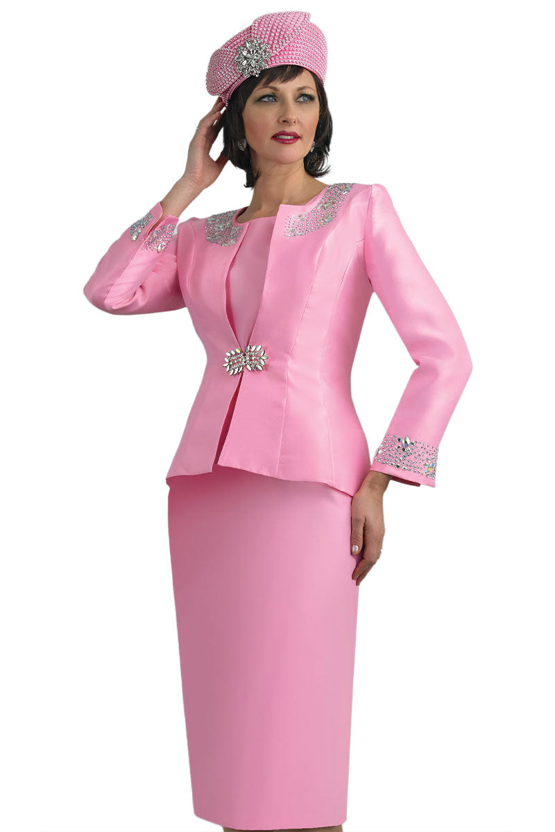 Lily And Taylor Suit 3800-Pink