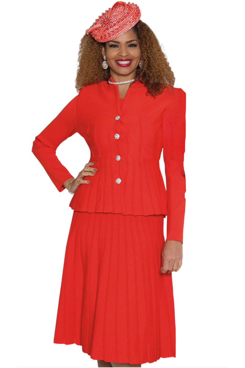 Lily And Taylor Suit 892-Orange