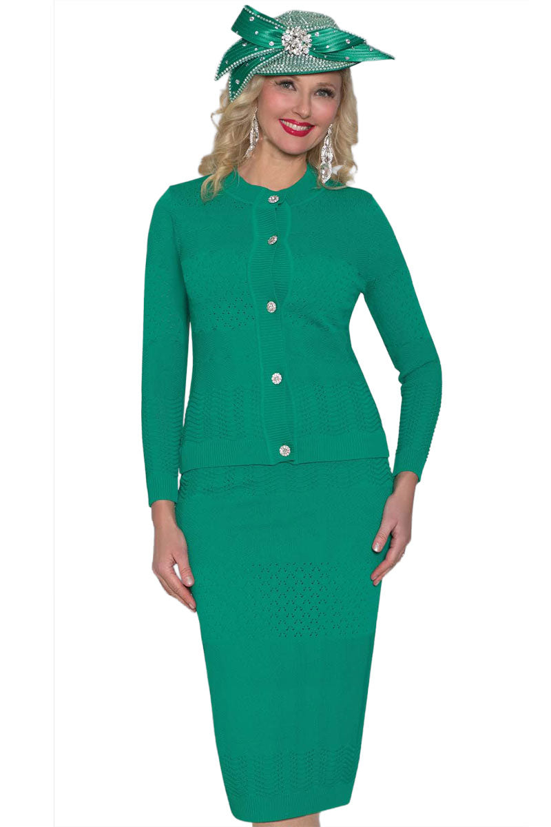 Lily And Taylor Suit 899-Emerald