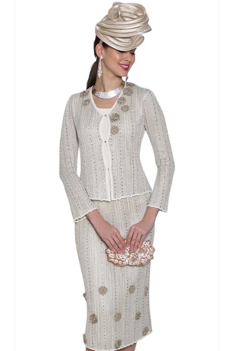 Lily And Taylor Suit 901-Gold