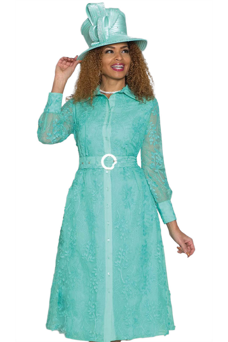 Lily And Taylor Dress 5163-Mint