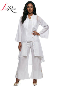 Lisa Rene By Donna Vinci 3393-White