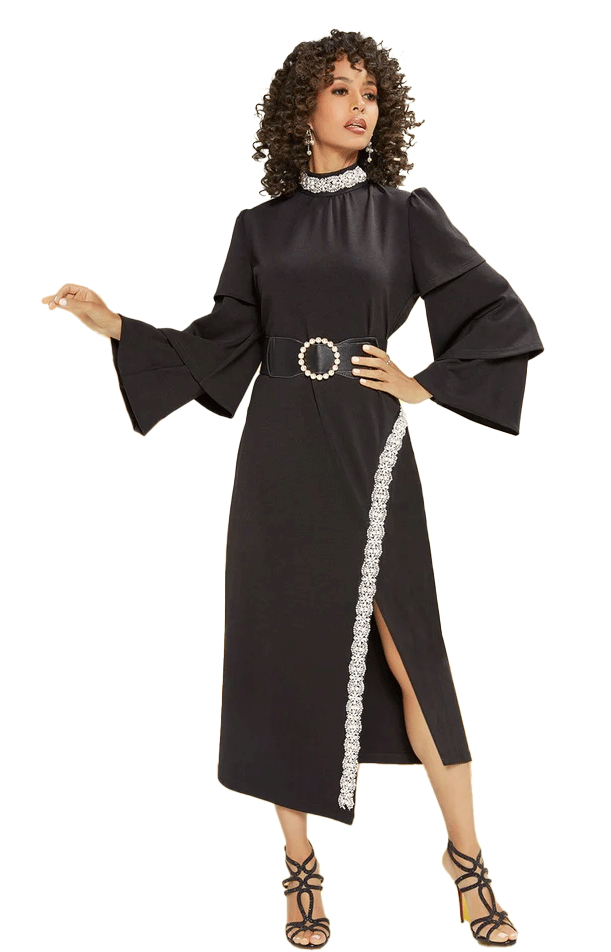 Love the Queen Dress 17468C-Black