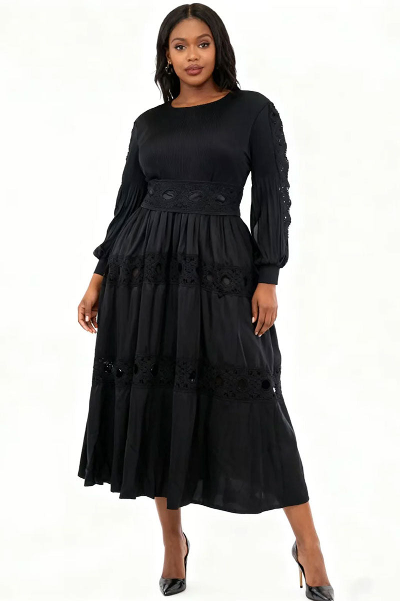 For Her Women Dress 83017-Black