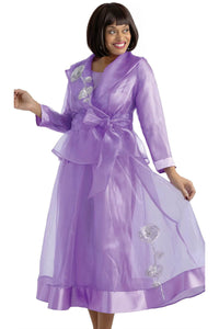 Sharz B. London Church Suit SBL8003-Lavender