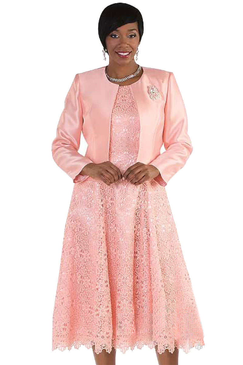 Tally Taylor Dress 4529-Peach